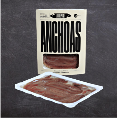 Filetes de Anchoa del Cantábrico "0" 12 uds